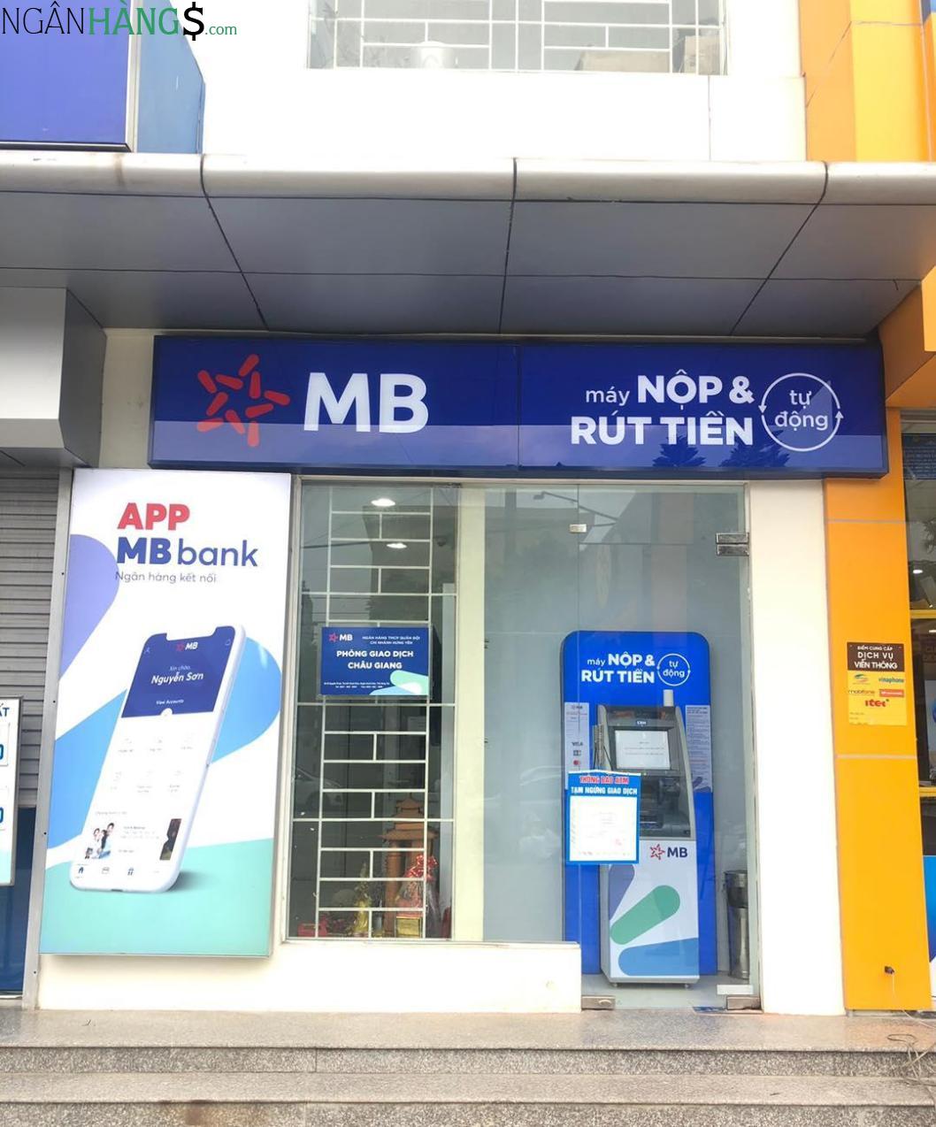 Ảnh Cây ATM ngân hàng Quân Đội MBBank Tổng Cục Hậu Cần Kỹ Thuật BCA 1