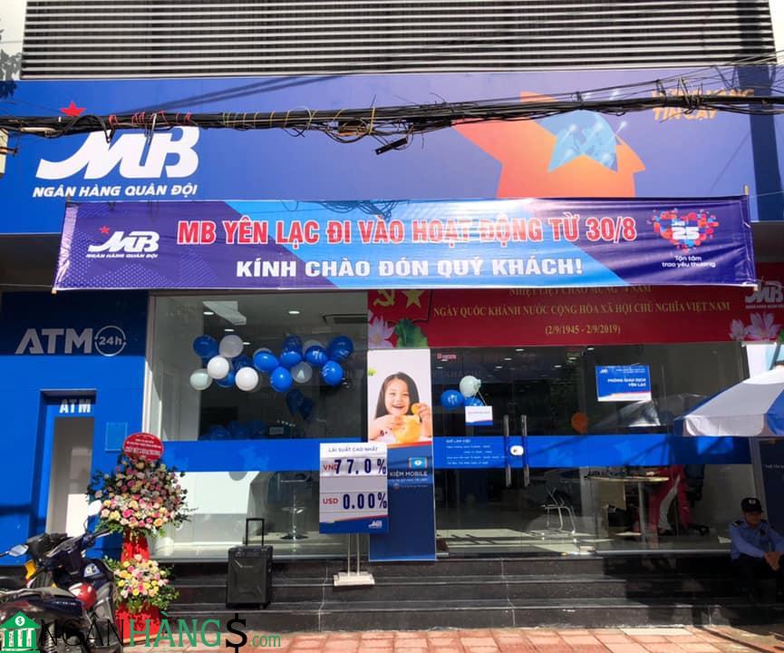 Ảnh Cây ATM ngân hàng Quân Đội MBBank PGD Minh Khai 1
