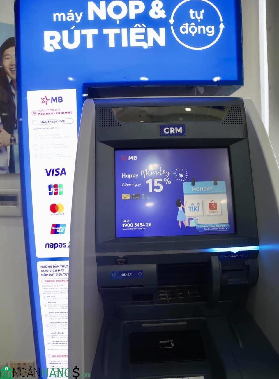 Ảnh Cây ATM ngân hàng Quân Đội MBBank Viện y học cổ truyền QĐ 1
