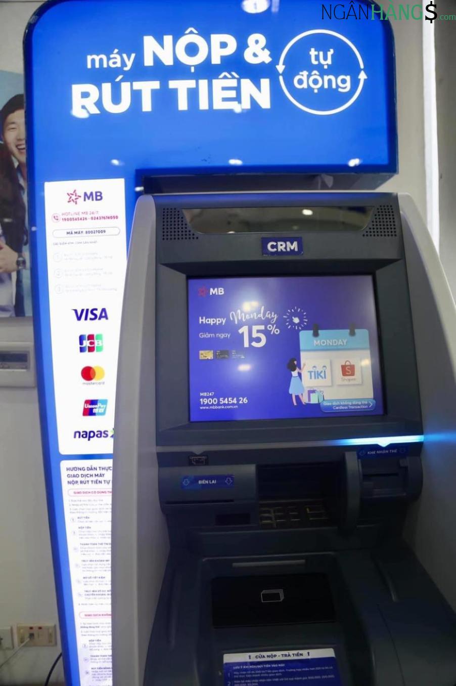 Ảnh Cây ATM ngân hàng Quân Đội MBBank Phòng giao dịch Thành Công 1
