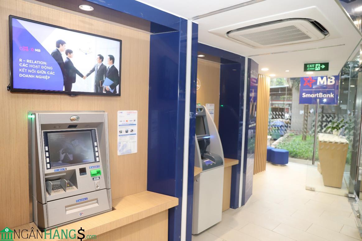 Ảnh Cây ATM ngân hàng Quân Đội MBBank Phòng giao dịch Đức Hòa 1