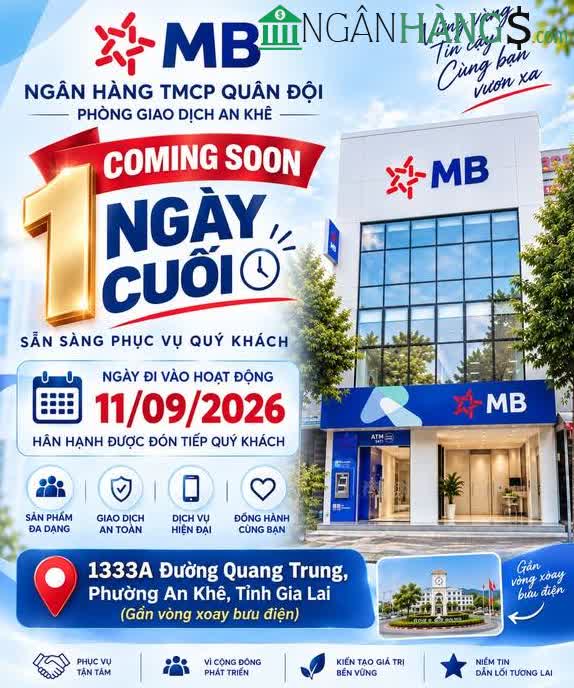 Ảnh Ngân hàng Quân Đội MBBank Phòng giao dịch An Khê 1